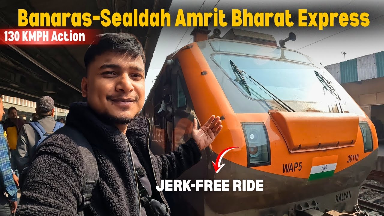 India’s FASTEST Amrit Bharat? 🇮🇳 Banaras to Sealdah Journey (22588) | Sleeper Class Experience