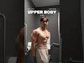 My updated workout split to build lean muscle (Day 1 of 5)