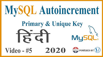 MySQL Auto Increment , Rename Table & Database 2020 (Hindi) - Web By Vj