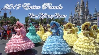 2019 Easter Parade with Azalea Trail Maids Castle View at the Magic Kingdom in Walt DIsney World