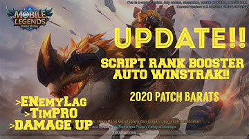 UPDATE SCRIPT RANK BOOSTER 2020 ANTI  BANNED || PATCH BARATS || AUTO WINSTRAK