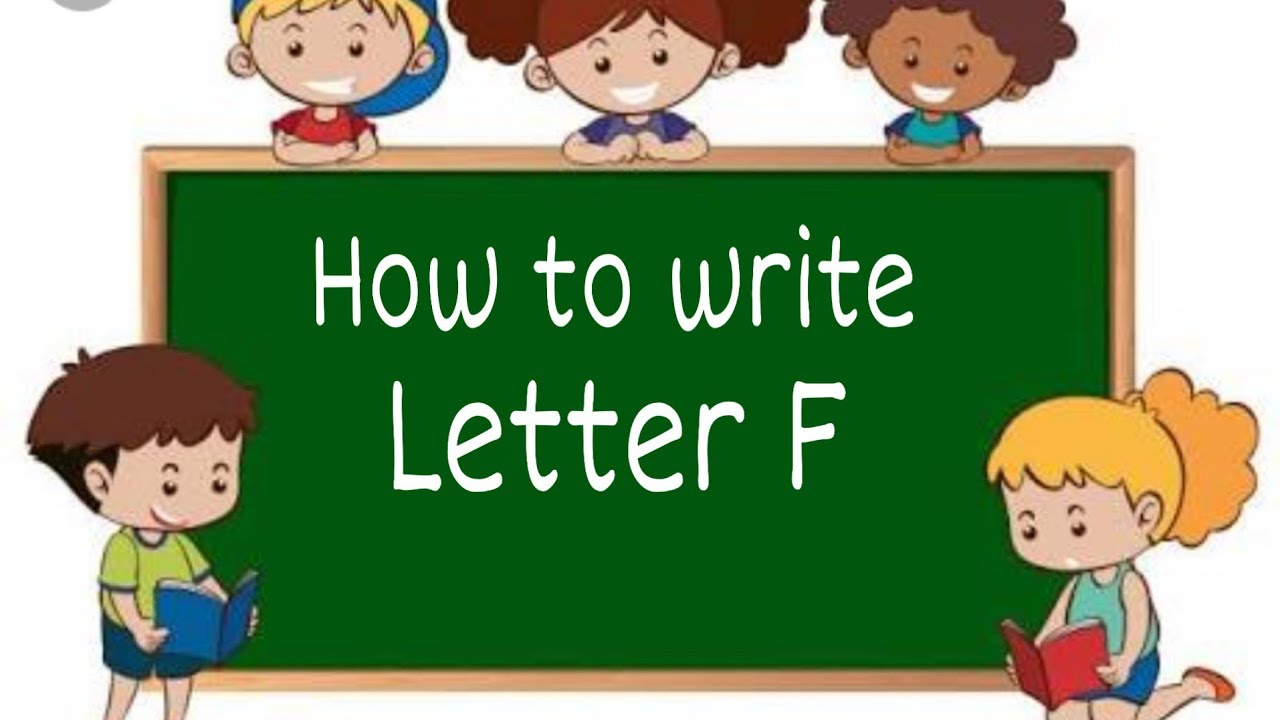 How to write letter F with activity. - YouTube