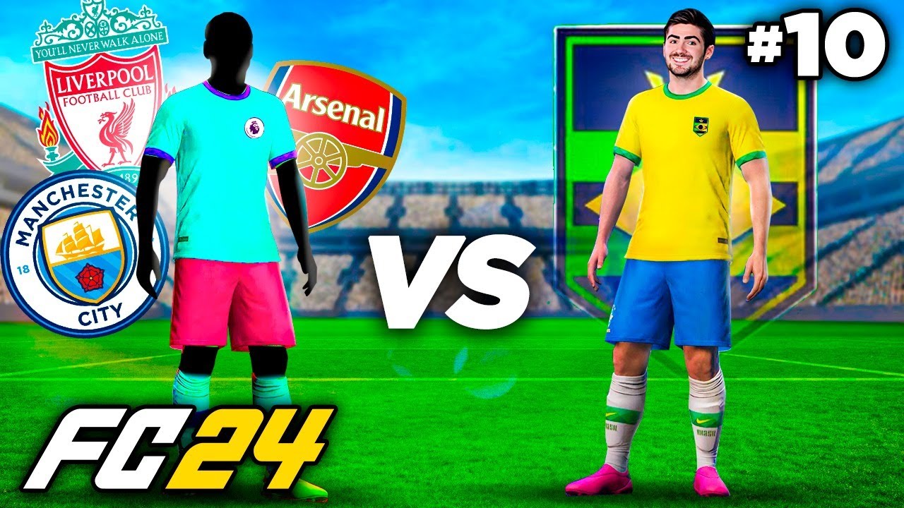 ENFRENTAMOS UM TIME DA PREMIER LEAGUE PELA PRIMEIRA VEZ! BRAZUCA FC - EAFC 24