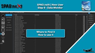 (MSFS) New User #9 | SPAD.neXt | Data Monitor Use