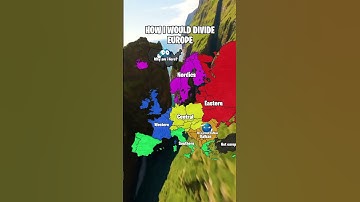 How i would divide Europe #map #geography #history #europe #mapping #mapper #shorts #border #country
