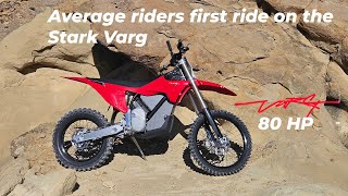 STARK VARG First Ride for an average rider in the desert