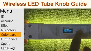 Hondys wireless battery powered led tube knob operation guide