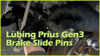 How To Lube Prius Brake Slide Pins Gen3 Step By Step