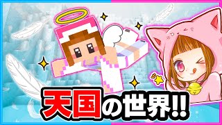 マイクラで天国に行ってサバイバルしてみた結果！？☁✨【マイクラ/まいくら】