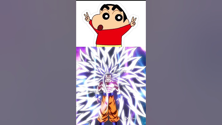 Who is stronger? shin chan vs goku infinity 😂 who will win #shorts