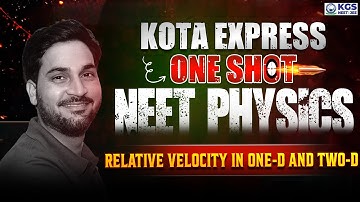 NEET Physics 2025 | Relative Velocity in 1D and 2D | Physics by Akhand Sir | KGS Offline