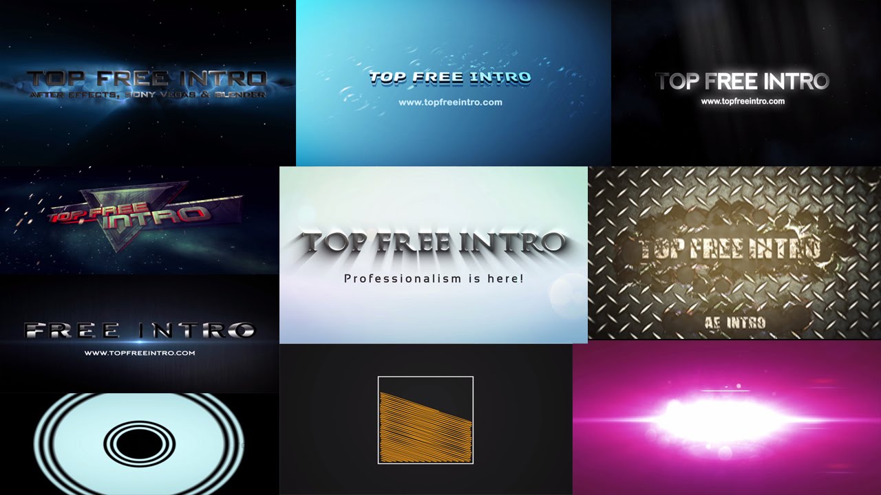 download free adobe after effects cc intro templates