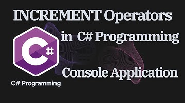 Programming Tutorial - How to use INCREMENT OPERATOR in C#.   #coding #technology