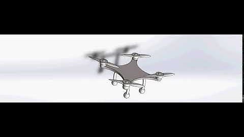 Animated Drone in Solidworks