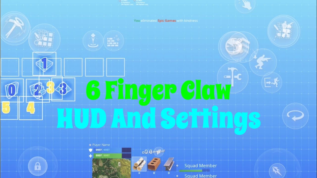 Fortnite Mobile 6 Finger Claw Hud And Settings Ipad Pro 18 11 Inch Fortnite Mobile 攻略