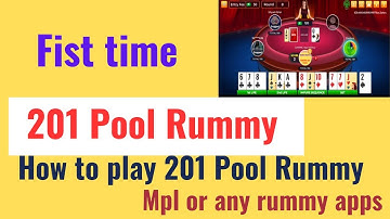 How To Play 201 Pool Rummy On Mpl Or Any Rummy Apps.
