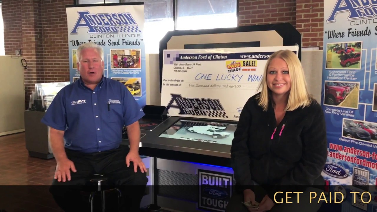 Get Paid to Trade Sale September 11th 30th Anderson Ford Clinton IL YouTube