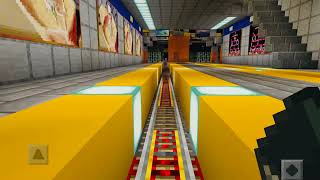 De zócalo a Xola metro cdmx linea 2 Minecraft