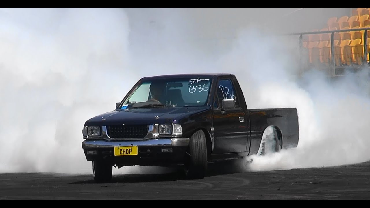 Chop Ls1 Rodeo At Burnout Mania Sydney Dragway 6 10 2014 Youtube