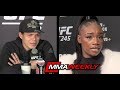 Amanda Nunes message to Claressa Shields "I'm gonna wrestle the sh## out of you"