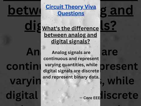 Analog vs. Digital