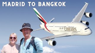 Fly Economy Madrid to Dubai to Bangkok - Emirates A380