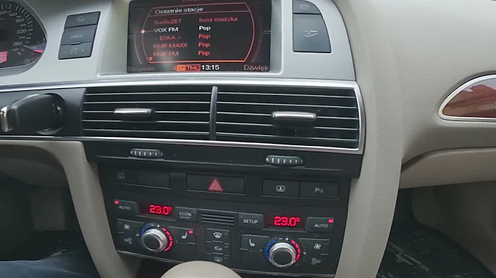 How to Enable or Disabel Auto Climate Control in AUDI A6 C6 ( 2004 – 2011 )