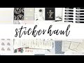 Sticker Haul | Crafts by Thaowie Black Friday Reveal & More!