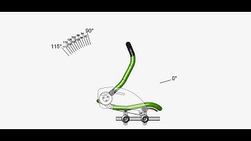 O4 Wheelchairs - RCA Seat-System: Animatie Rughoekverstelling