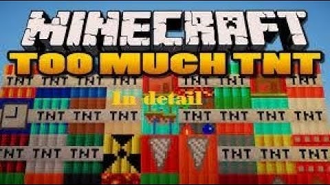 HOW TO DOWNLOAD TOO MUCH TNT MOD FOR 1.8 (In detail)