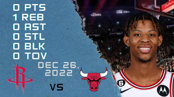 Dalen Terry NBA Player Highlights 26-12-2022 BULLS...