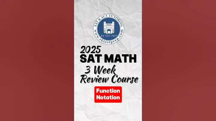 Function Notation Explained! ✅ | 2025 SAT Math 3-Week Review 📚 #SATPrep #MathHacks #MathTips