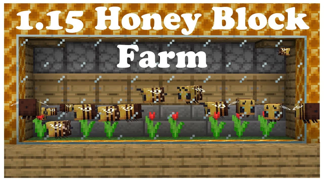 Simple Automatic Bee Farm - Minecraft 1.15+ - YouTube