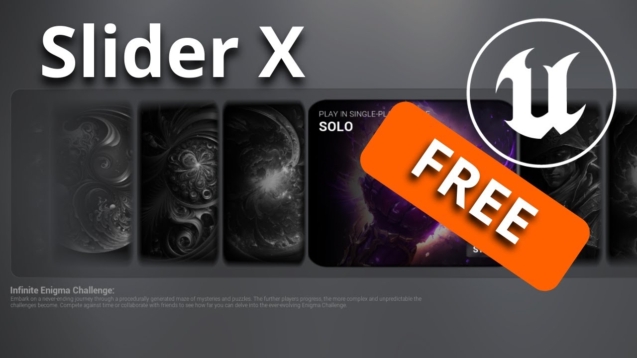 Slider Engine Design Slider X - Unreal Engine 5 (FREE) - YouTube