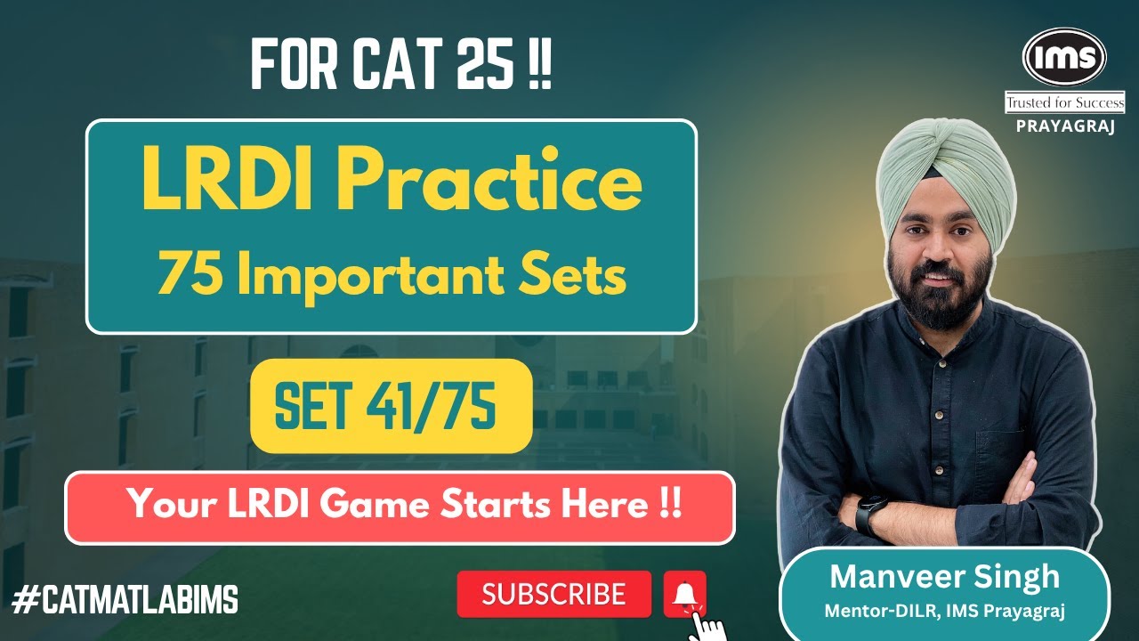 CAT 25 LRDI Daily Practice | Set 41 |DR-11(Moderate) #cat25 #lrdi # ...