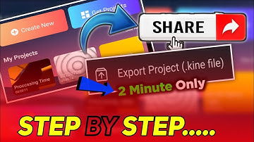 How To Share Kinemaster Project | How To Send Kinemaster Project In Other Phone 👉📱📱{Step by Step}