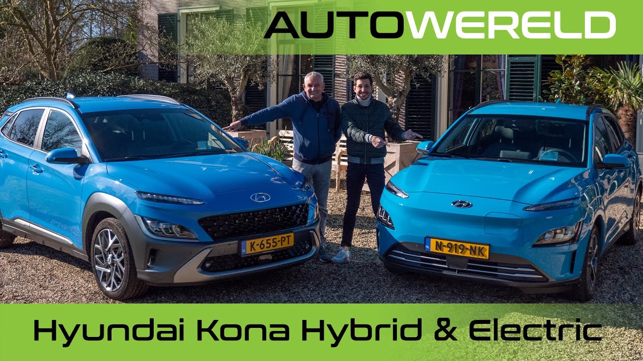 Update Hyundai Kona Hybrid \u0026 Electric (2022) review met Allard Kalff en Andreas Pol | RTL Autowereld test