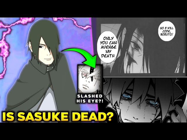 IS SASUKE'S DEATH REAL IN BORUTO TWO BLUE VORTEX? (theory) 