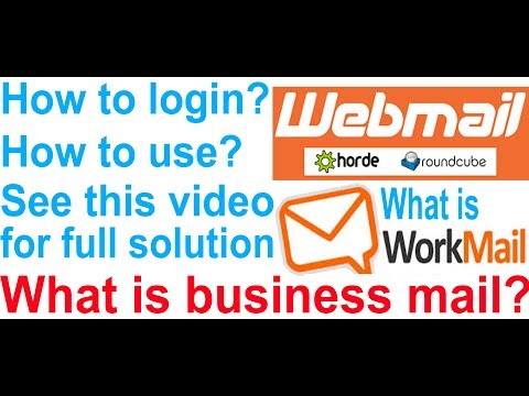 How to use webmail | How to login work mail