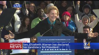 Elizabeth Warren: 'I Am A Candidate For President Of The United States Of America'