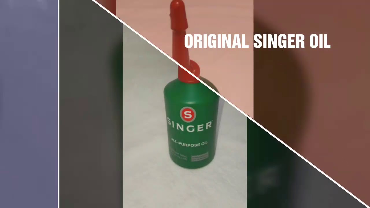 How To Open Singer All Purpose Oil