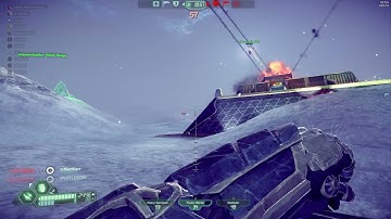 Tribes Ascend - When heavy offence clears perfect - gred lobs a last second mortar for capper