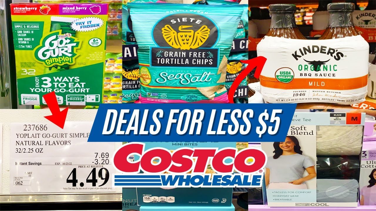 🔥BEST COSTCO DEALS UNDER 5 (OCTOBER 2022)!!! YouTube