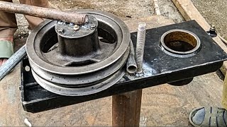 How to Make Pipe Bender DIY Make From Truck Parts