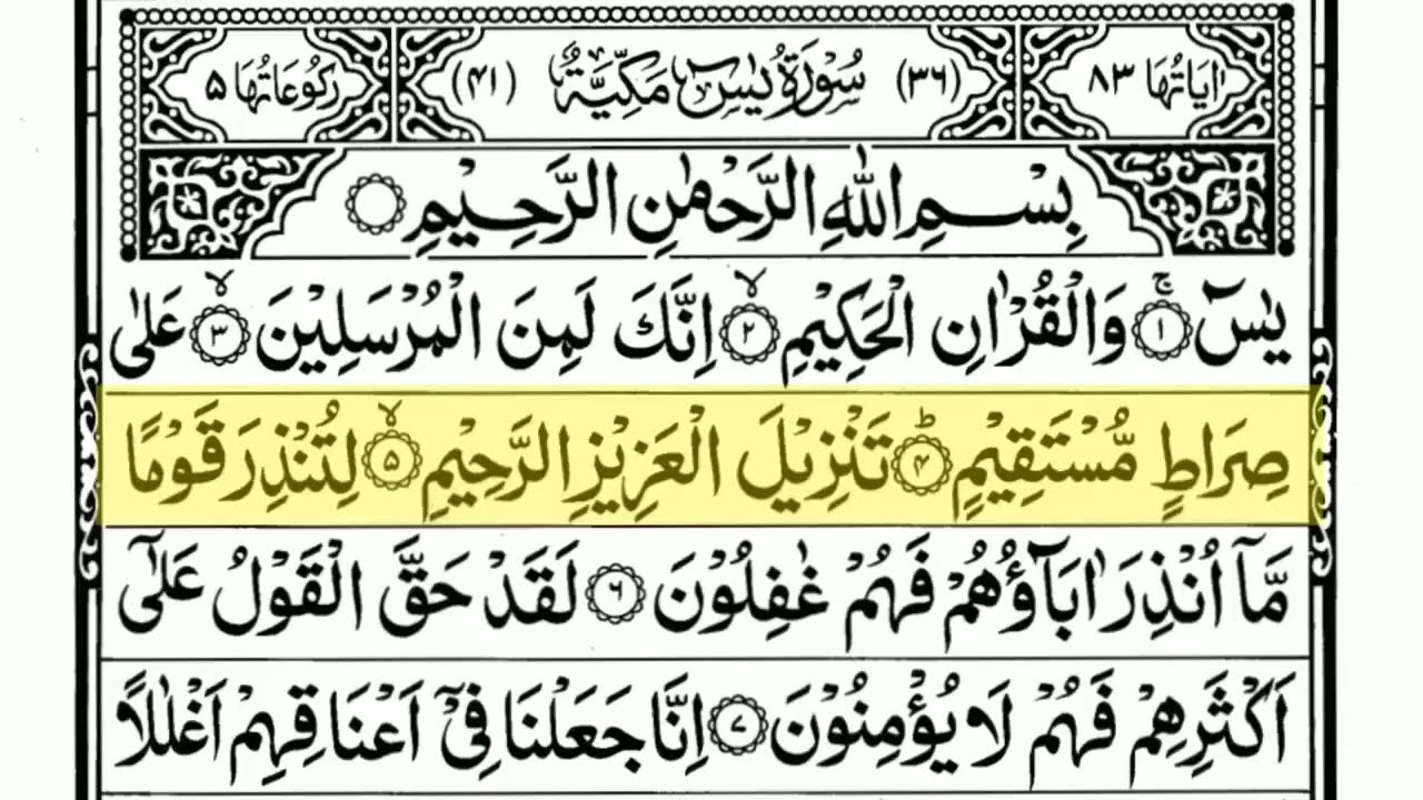 Surah Yasin Yaseen Full With Arabic Text   Sheikh Abdul Rahman Al Sudais   Ep19 #surahyaseen   11