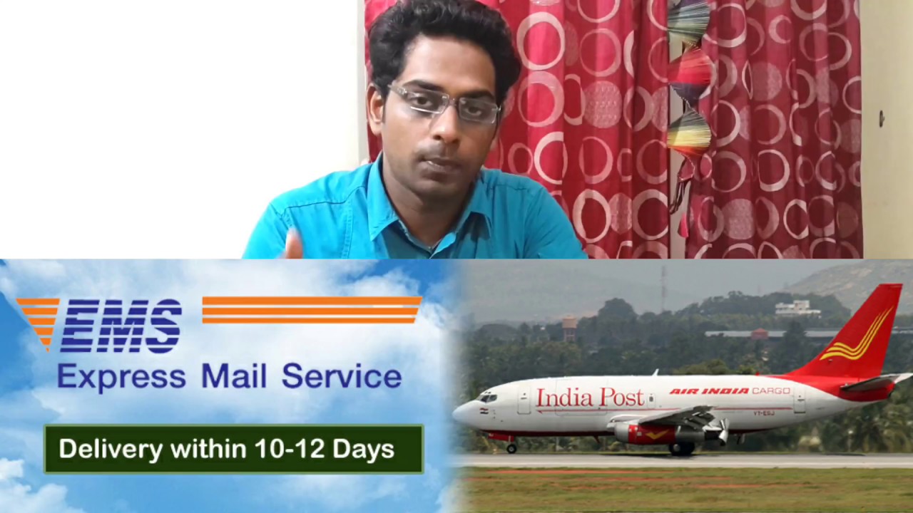 Express Mail Service EMS Indian Speed Post International Post-buying from  international website - YouTube