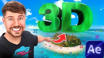How to Create 3D Tracked Text in After Effects (Beginner Tutorial)