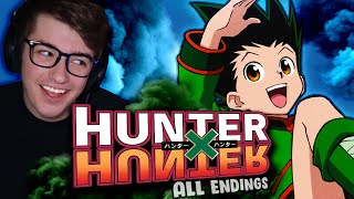 Hunter × Hunter All Endings REACTION (Endings 1-6) || Anime Reaction