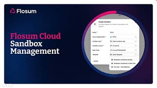 Flosum Cloud Sandbox Management