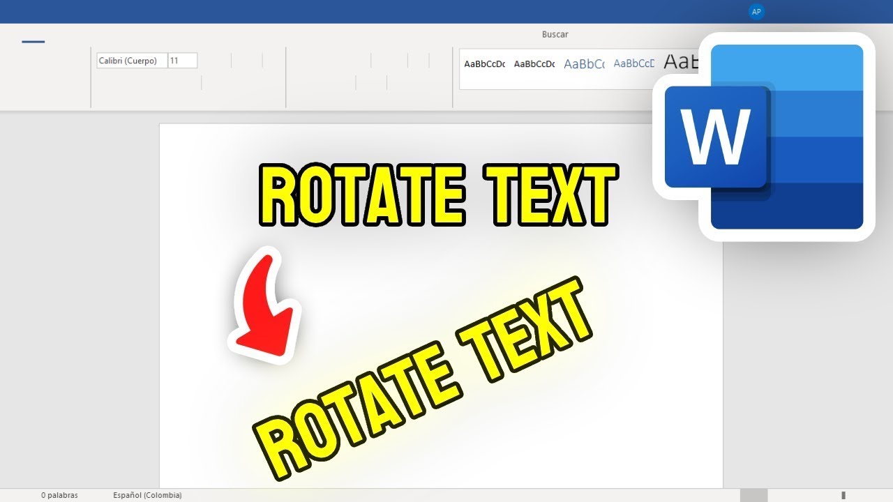 Out Word Rotation How to Rotate Text in MS Word - Full Guide - YouTube